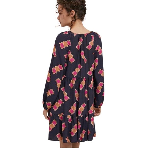 Anthropologie Sammi Tiered Mini Dress Woman’s Small - Picture 4 of 8